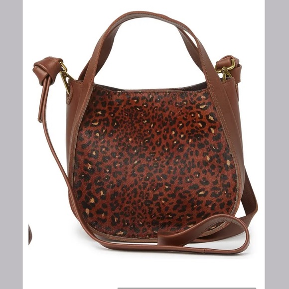 Madewell Handbags - Madewell Sydney Crossbody Leather Calf Hair